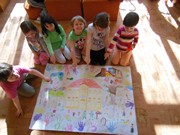 Práce dětí z MŠ Vlkava